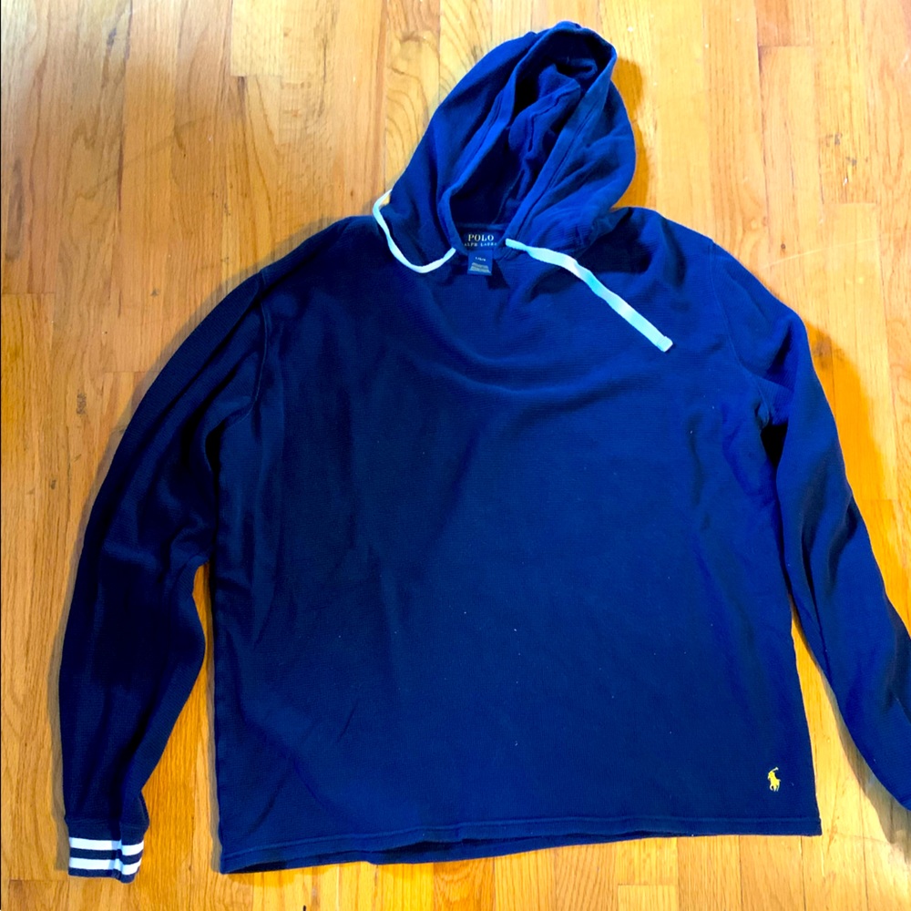 Polo Ralph Lauren long sleeve hoodie. Lightweight. Size Large.